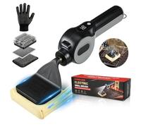 Brosse Électrique Barbecue, Brosse Grille Barbecue sans Fil Électrique avec Capteur de Pression & Lumière LED, Max 1100 RPM, 200 Min d'Autonomie, 4 Têtes, Grille Nettoyeur pour Les Types de Barbecues