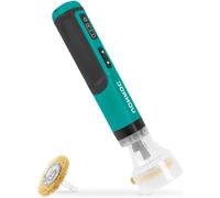 Brosse électrique pour désherbage - Désherbeur - Nettoyage des joints - Sans fil et légère - 4V - Gris