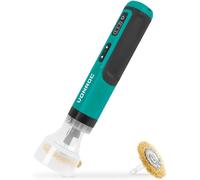 Brosse électrique pour désherbage - Désherbeur - Nettoyage des joints - Sans fil et légère - 4V - Gris