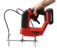 Brosse électrique sans fil pour éliminer les abeilles, modèle portable, rechargeable, sans fil, pour l'apiculture, compatible avec une tension de 100-240V, prise européenne, couleur rouge