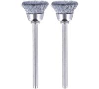 Dremel Brosse en acier 13 mm 26150442JA Diam. tige 3,2 mm Lot de 2