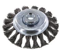 Brosse en biseau Fil d'acier tressé 100X12 mm ( M14X2)