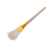 Brosse en bois doux pour balayer les cheveux - Feuille d'or - Balayeuse - Pour travaux manuels - 20 x 3 cm - Style 3