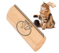 Brosse en bois pour chat - Peigne enlève sous-poil - Brosse en bois pour chiots, grandes races, poils longs et courts