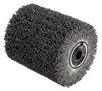 Brosse en carbure de silicium 80 mm - L 100 mm pour décaper le métal, les peintures pour carrosserie, la préparation des surfaces avant de soudure (surfaces planes) Compatible avec les machines REX80