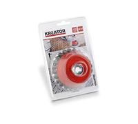 Brosse en fil d'acier torsadé - KREATOR - KRT150205 - 100 mm - Compatible meuleuse - Polyvalente