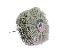 Brosse en nylon de fil abrasif foret 1 pièce, brosse polissage radiale OD 85mm for la finition d'acajou meubles bois(600)