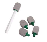 Brosse en pierre ponce avec prise confortable pour les, White | Pierre ponce naturelle maintien confortable pour un nettoyage efficace et des dépôts minéraux