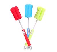 Brosse éponge en Mousse pour Lave-Vaisselle avec Manche Long réglable Laveur de Bouteilles Brosses de Nettoyage Nettoyant Doux pour biberon Cuisine Verres Propres Tasses Tasses Écologique et Pratique