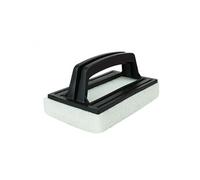 Brosse, éponge ligne d'eau avec poignée pour piscine - 8.5 cm x 14.5 cm - Noir