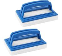 Brosse Éponge Ligne d'eau - Nettoyage de Piscine - Bleu - 2pcs