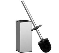 Brosse et de Cuvette de Toilette autonomes, Brosse de Toilette en Acier Inoxydable, brosses de Nettoyage de Toilettes à Poils Souples, Nettoyage de Salle de Bain en Acier Inoxydable