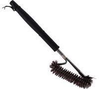Brosse et grattoir pour barbecue - Brosse de nettoyage pour barbecue - Nettoyeur de grille en acier inoxydable de 45 cm - Accessoires et outils pour barbecues à gaz, au charbon, électriques et à infra