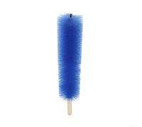 Brosse éventail flexible, plumeau pliable pour stores et canapés, outil de nettoyage polyvalent pour les zones difficiles à atteindre (48 cm, bleu)
