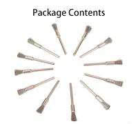 Brosse Fil Acier Inoxydable 5mm 15PCS Brosse Fil Acier Inoxydable | Fil acier , queue 3.17mm, compatible pour perceuse, élimine rouille, pour idéal décapage