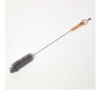Brosse goupillon pour bouteille et silo - Homescapes - 58 cm - Gris - Nylon