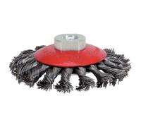 Brosse inox torsadé 0,5 mm, Ø 115 mm
