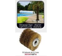 Brosse laitonnée pour rénovateur extérieur Fartools