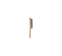 Brosse manuelle fils acier 290 x 45 mm manche bois - Décapage rouille