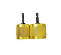 Brosse Métal Déburrage Tuyaux 29mm Acier pour robuste Brosse(2pcs) | Compatible pour perceuse, diamètre 15mm, pour idéal tuyaux pour cuivre, finition lisse pour avant soudure, hexagone