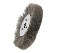 Brosse Métallique Acier 100mm Pour Décapage Brosse Métallique(150x16) | Acier inoxydable crimpé, dureté modérée, ne brûle pas la pièce, pour idéal pour décapage rapide