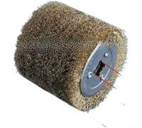Brosse Métallique Acier 120mm Décapage Rouille | Fil acier plaqué pour cuivre, pour robuste, élimine rouille tenace, oxydation rapide, usage intensif
