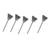 Brosse Métallique Acier 25mm pour Perceuse Électrique(5pcs 2.35-15mm) | Acier inoxydable , élimine rouille et peinture, queue 3mm compatible pour perceuse, lot de 10 pièces
