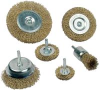 MANNESMANN Jeu de 6 brosses métalliques