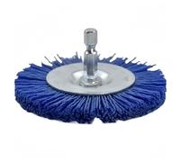 Brosse métallique en disque, Brosse à roue abrasive en nylon | Nettoyage d'outil rotatif de perceuse multicolore 50/65/75/100mm(Blue,75mm)
