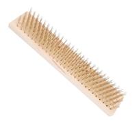 Brosse Métallique en Fil D’acier Cuivré, Manche en Bois | Équilibre Soigné, Dépoussiérage Tridimensionnel, Légèreté, Poils Durs, pour Salle de Bain et Sol Domestique