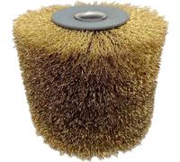 Brosse métallique en fil d'acier pour machine à satiner, largeur de ponçage 100 mm, diamètre de ponçage 120 mm