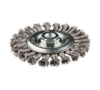 Brosse métallique - GRAPHITE - 125 mm - INOX - M14 - Nettoyage efficace