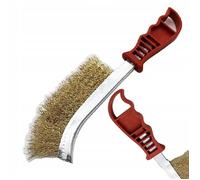 Brosse Métallique Laiton 250 mm - Poignée Ergonomique | Nettoyage Rouille Peinture | Poids 130 g
