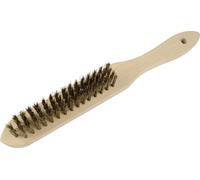 Brosse métallique, 4 rangées
