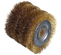 Fartools Brosse à fil laitonné 0,3 mm Ø 60 mm L 60 mm pour décaper/dégriser