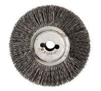 Brosse métallique Makita pour meuleuse à brosse Fil d'acier - 100 x 120 mm - 0,3 mm