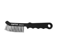 Brosse métallique, manche plastique, 2 rangées TOPTUL NBBA0212