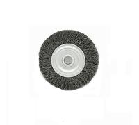 Brosse métallique rotative pour roue, brosse circulaire métallique pour perceuses, roue en acier ondulé pour peinture, élimination de la rouille, nettoyage des soudures (100 x 13 mm)