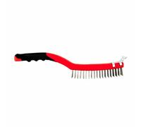 Brosse Multifonction avec grattoir métallique, Design bi-matière Qui Assure durabilité et Confort dans la Prise en Main, idéale pour diverses Surfaces. #