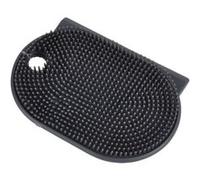 Brosse Multifonction Silicone "Plate" 12cm Anthracite G