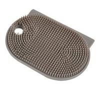 Brosse Multifonction Silicone Plate 12cm Taupe G