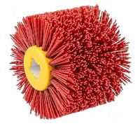Brosse Nylon Abrasifs 80 Grain, 120x100mm Brosse de Meulage