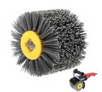 Brosse Nylon Abrasifs , 80 Grain Brosse de Meulage , Brosse de Meulage pour Nettoyer , Dérouiller, Dégriser, ébavurer