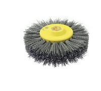 Brosse Nylon Circulaire,Brosse Nylon Abrasifs Roue de brosse de polissage en fil abrasif en Nylon, 150x40mm x M14, for meubles en bois, meulage antique de pierre, 1 pièce(P180)