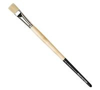 Brosse Plate Chuneo Soies Synthétiques Blanches S.7129 24