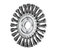 Brosse plate RBG 12512/222 ST 050 D. 125 mm épaisseur de fil 05 mm acier 12 m