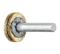 Brosse plate rbu sur tige laiton - 30x6 mm - par 10 PFERD