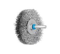 PFERD Brosse plate sur tige RBU 7015/6 non torsadée INOX Ø70x15 mm Tige 6 mm Fil 0,30 mm Quantité 1