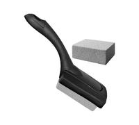 Brosse Ponce pour enlever la crasse - Nettoyage de la Pierre à récurer pour Barbecue | Puissant Four Grill poêle cuisinière hotte Filtre carrelage Joint Outil de Nettoyage Robuste Accessoire de