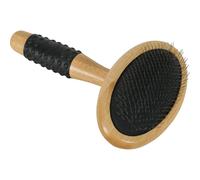 Brosse pour chien slicker Zolux Bambou Beige 10,5x5x17 cm